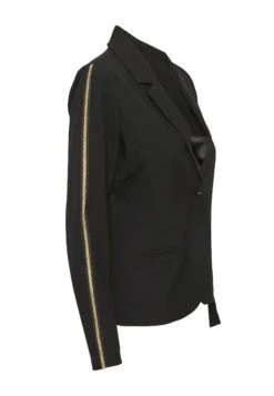 Kaffe Kasharon Jillian - Blazer - Black W Gold Lurex Tape -Kaffe Verkoopwinkel 31a4de30187a4f6d8131aacc85304a92