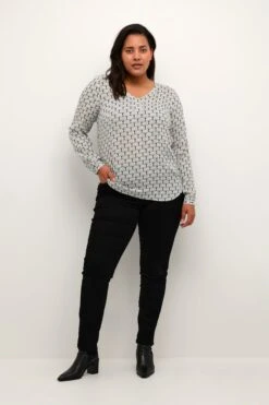 Blouseshirts Blouse Dames Wit -Kaffe Verkoopwinkel 3656d26322a70ee70b57b6da41f25d59