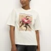 Kaffe Kacate- T-Shirt Print - Chalk Flower Print