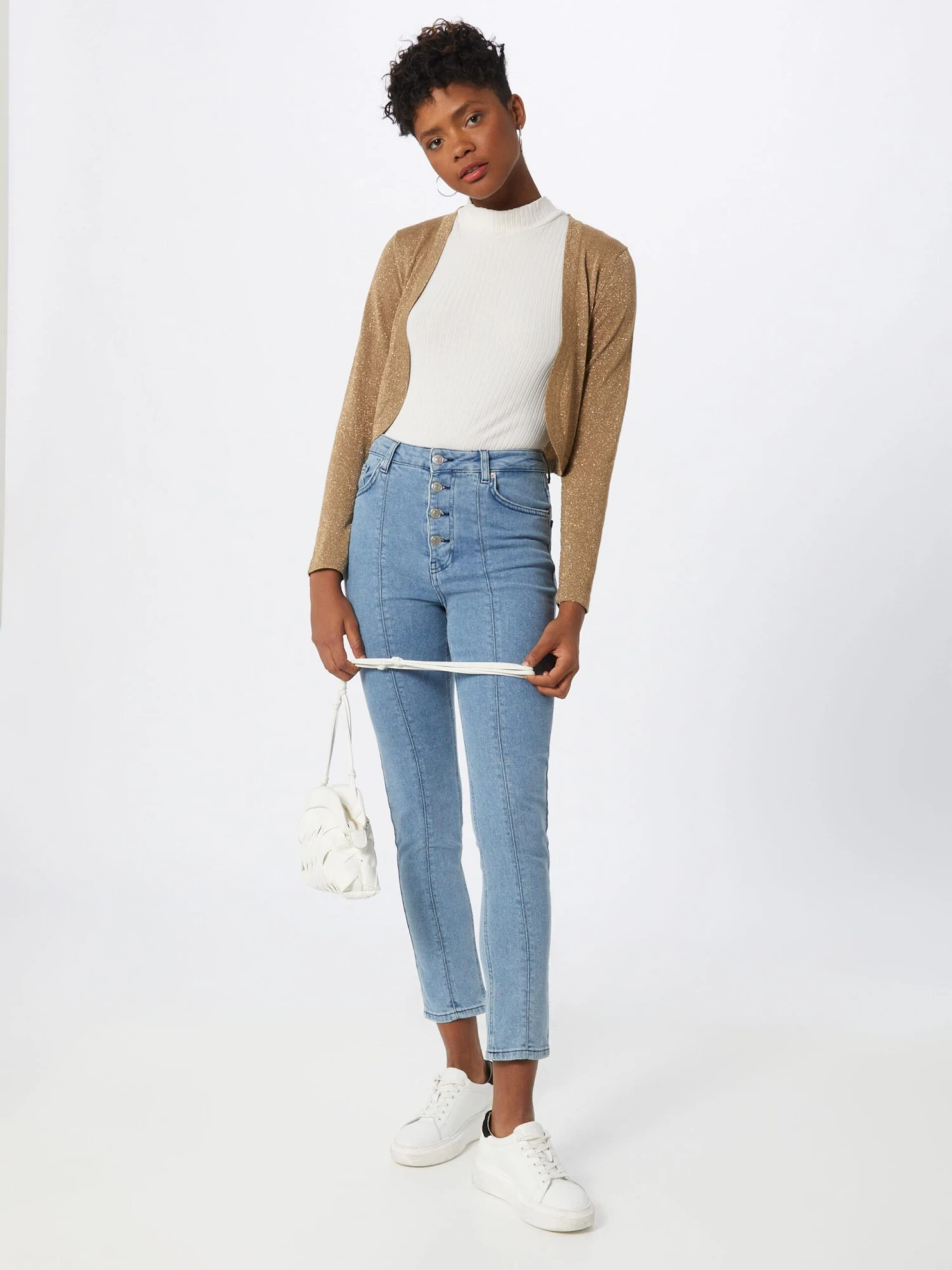 Kaffe Boleros Bolero Ankra Dames Lichtbruin 4 Kaffe Boleros Bolero Ankra Dames Lichtbruin - Afbeelding 4