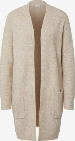 Kaffe Vesten Gebreid Vest Merana Dames Sand