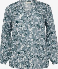 Blouseshirts Blouse Saria Dames Smoky Blue