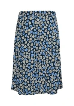 Kctiri Ami - A-Lijn Rok - MidnightBlue Flower Print -Kaffe Verkoopwinkel 3d6ae6b00b024f25aed643a32e686c95