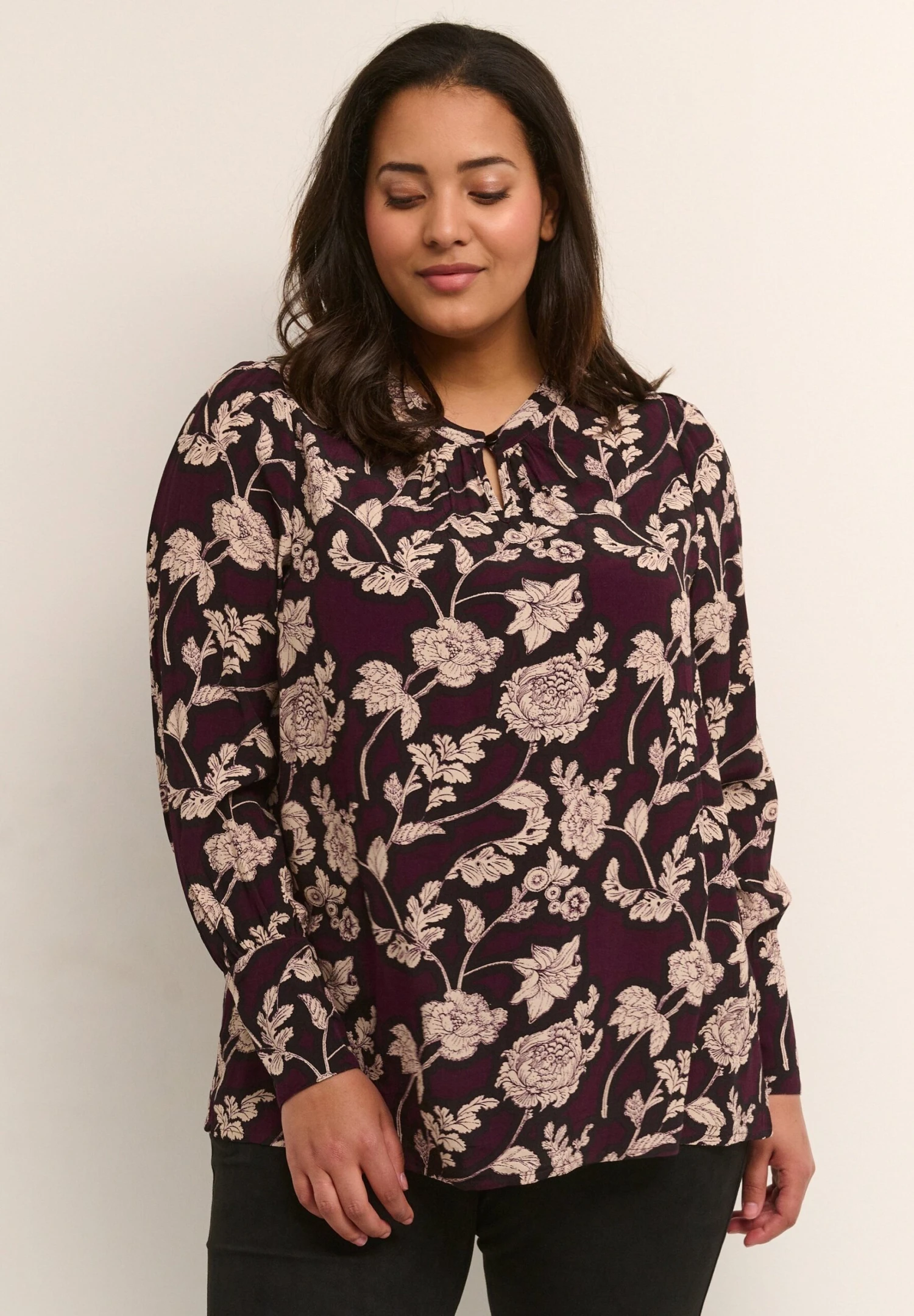 Kczarilla- Blouse - Winetasting/Sand Flower 1 Kczarilla- Blouse - Winetasting/Sand Flower