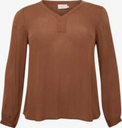 Blouseshirts Blouse Cami Dames Sepia