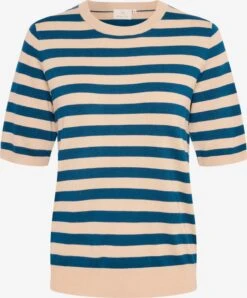 Kaffe Fijngebreide Truien Trui Milo Dames Blauw