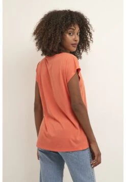 Kaffe Kalise Marie - T-Shirt Basic - Vermillion Orange -Kaffe Verkoopwinkel 3fa8aa24a6fd4d2f82baf8493d65b61e