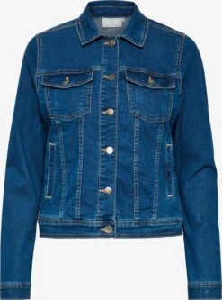 Kaffe Spijkerjasjes Tussenjas Dames Blauw