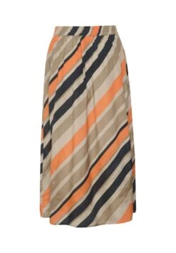 Kaffe Kaolli- A-Lijn Rok - Sand Blue Orange Stripe -Kaffe Verkoopwinkel 40fe850496f24d03b0cf1eedb4e8a15e