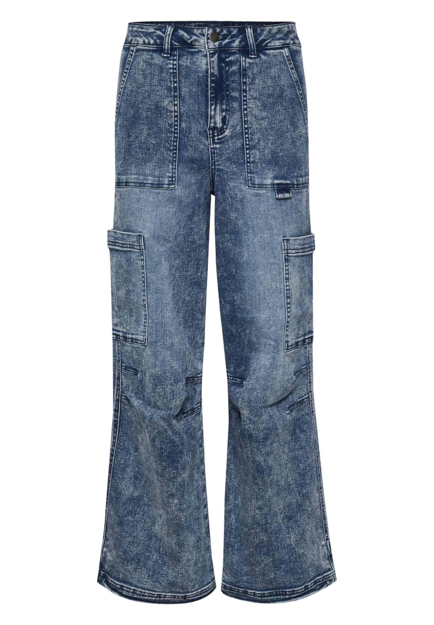 Kaffe Karue Sinem Hw - Flared Jeans - Blue Denim 5 Kaffe Karue Sinem Hw - Flared Jeans - Blue Denim - Afbeelding 5