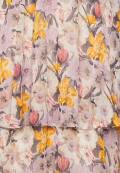 Kaffe Sorita Skirt - Maxirok - Beige/Pink/Orange -Kaffe Verkoopwinkel 44cb46b276f64d9abeb47cbef697ab21