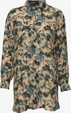 Kaffe Lange Blouses Blouse Olga Dames Beige