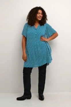 Tunieken Tuniek Marca Dames Blauw -Kaffe Verkoopwinkel 48081824a5ecc638324b18b282f95671 1