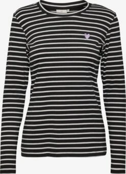 Kaffe Longsleeves Shirt Liddy Dames Zwart