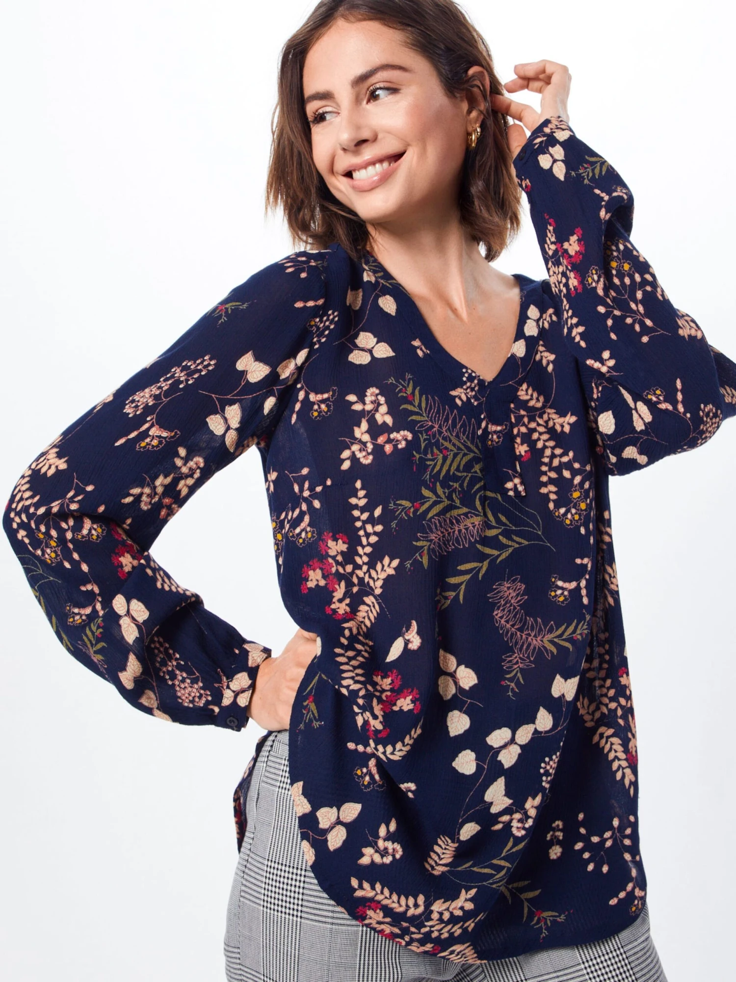 Kaffe Tunieken Tuniek Helen Amber Dames Donkerblauw 3 Kaffe Tunieken Tuniek Helen Amber Dames Donkerblauw - Afbeelding 3