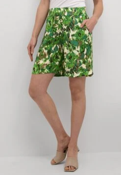 Kaffe Bpulla Regular Fit - Shorts - Green Flower Print