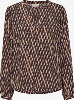 Kaffe Blouseshirts Blouse Aliana Dames Bruin