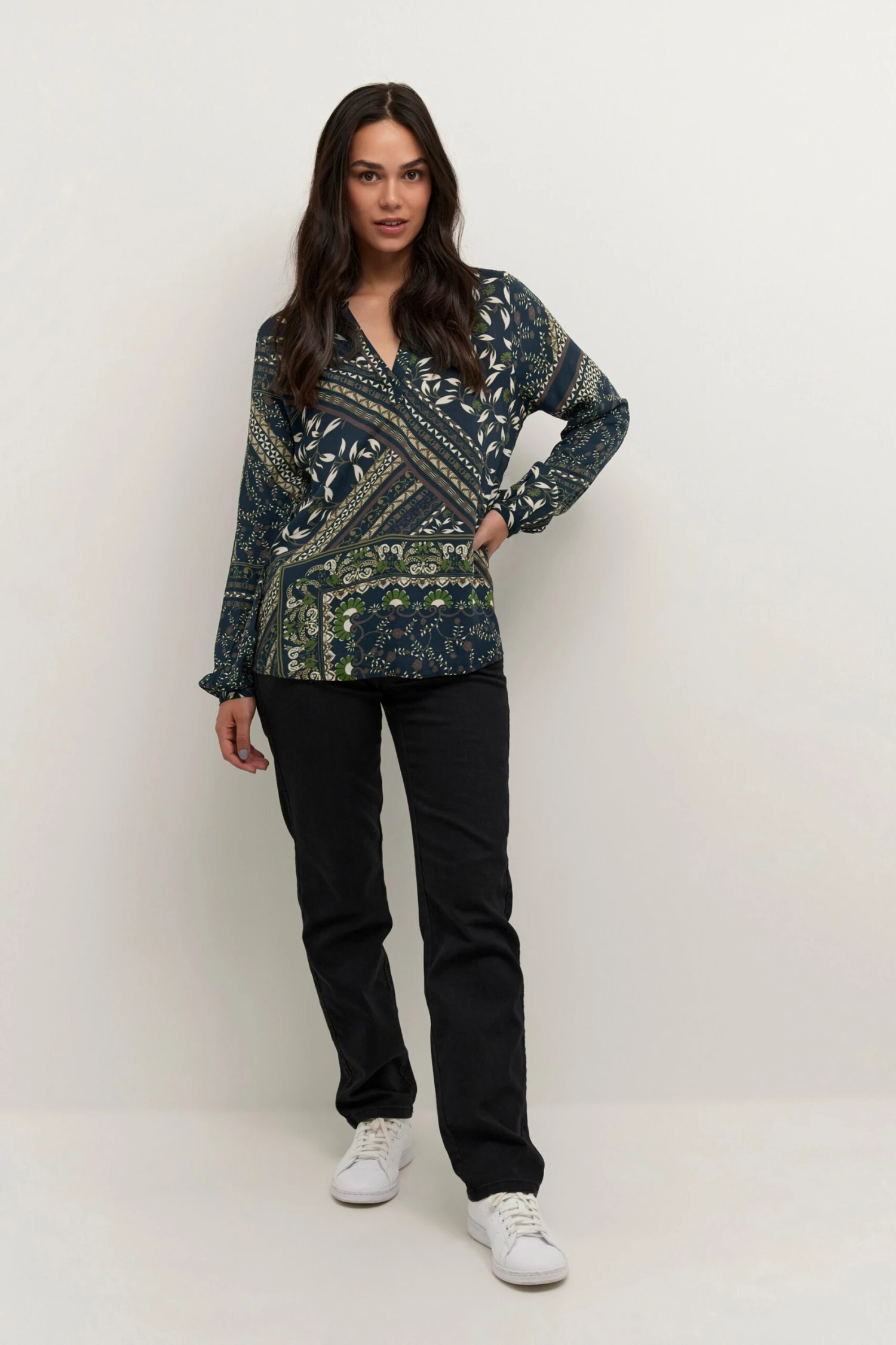 Kaffe Blouseshirts Blouse Jalie Dames Bruin 4 Kaffe Blouseshirts Blouse Jalie Dames Bruin - Afbeelding 4