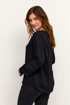 Kaffe Blouseshirts Blouse Сalinda Dames Zwart -Kaffe Verkoopwinkel 51c3583fc95ed4a869e51cf69d6966f0