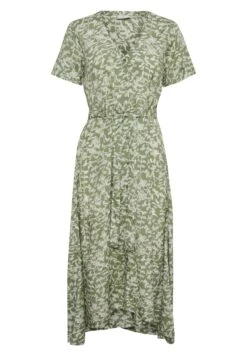 Kaffe Viola- Blousejurk - Green White Leaf Print -Kaffe Verkoopwinkel 542206a7eaf3415a9440f4f638050b04