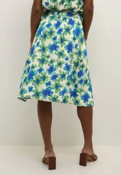 Kaffe Melina - A-Lijn Rok - Green And Blue Digital Flower -Kaffe Verkoopwinkel 54fdf2096ce241d589034abff5e2b412