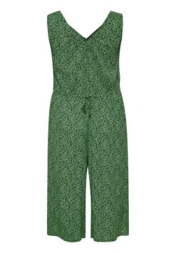 Jumpsuit - Poison Green Black Flower -Kaffe Verkoopwinkel 55cf9e50170b4d729ee96150061be174