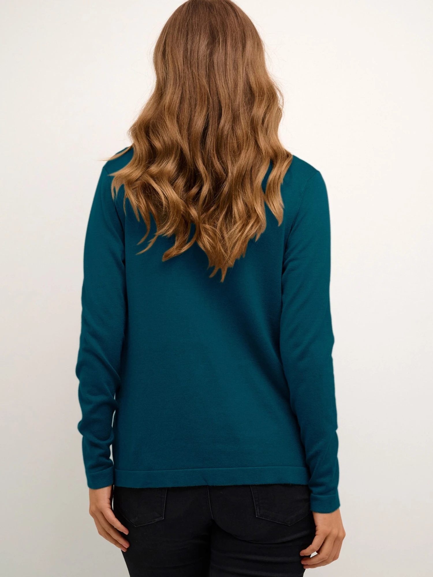 Kaffe Vesten Gebreid Vest Fenia Astrid Dames Blauw 4 Kaffe Vesten Gebreid Vest Fenia Astrid Dames Blauw - Afbeelding 4