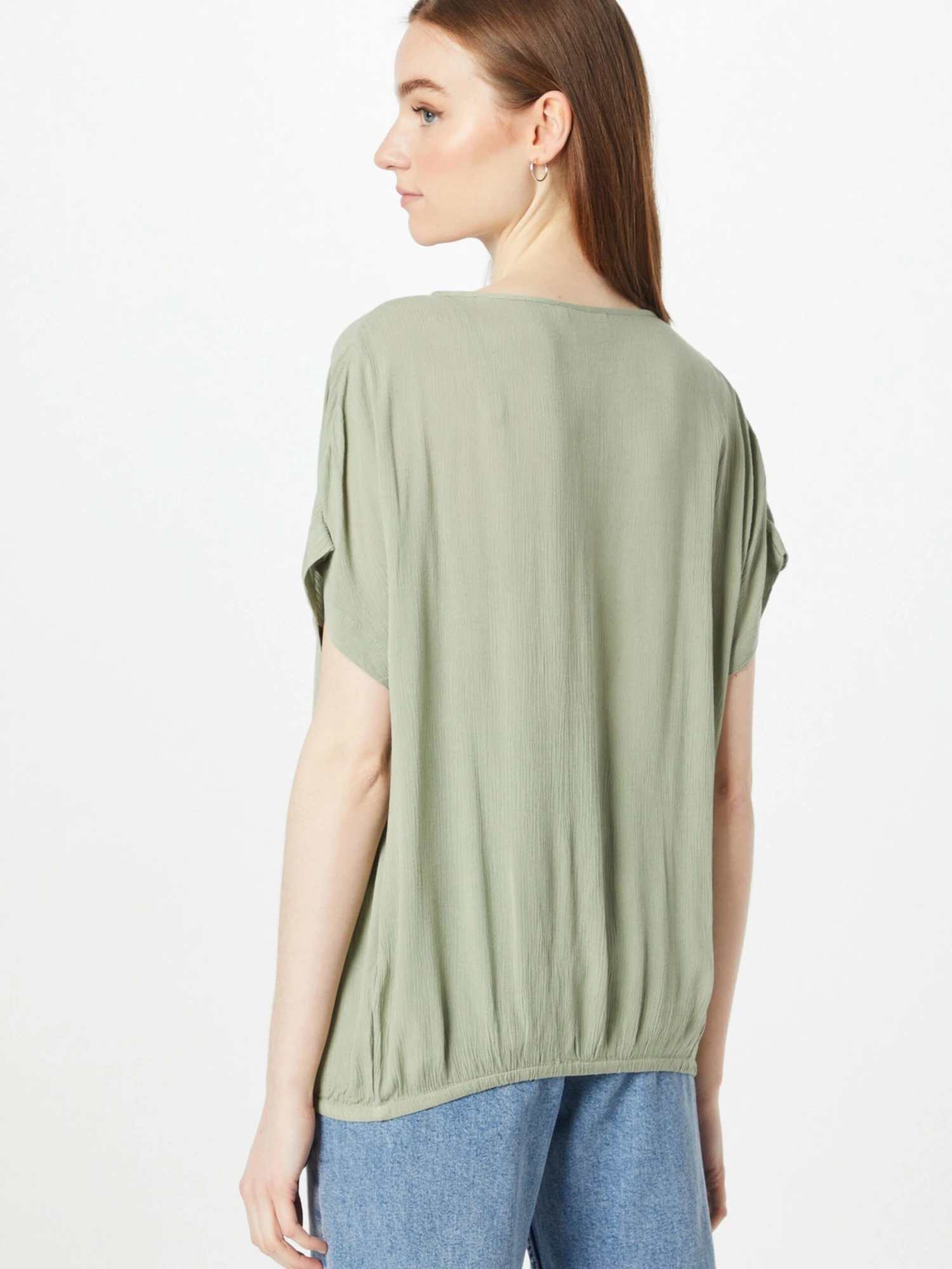 Kaffe Blouses Met Korte Mouw Blouse Amber Stanley Dames Lichtgroen 4 Kaffe Blouses Met Korte Mouw Blouse Amber Stanley Dames Lichtgroen - Afbeelding 4