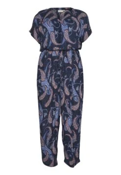 Kcilone- Jumpsuit - Dark Blue Paisley -Kaffe Verkoopwinkel 5a159674043b4b4dabd65578b55fba71