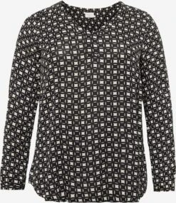 Blouseshirts Blouse Nally Dames Zwart