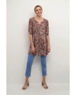 Kaffe Tunieken Tuniek Dames Roze -Kaffe Verkoopwinkel 5b373746732344822a9231a34fc7054f