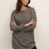 Kaffe Bptalima - Tuniek - Brown Sand Flower Print