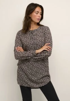 Kaffe Bptalima - Tuniek - Brown Sand Flower Print