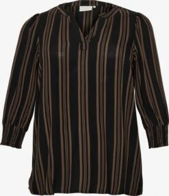 Blouses Met Korte Mouw Blouse Elina Dames Zwart