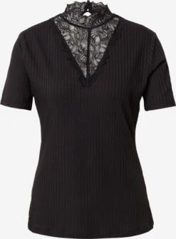 Kaffe T-shirts Shirt Marta Dames Zwart