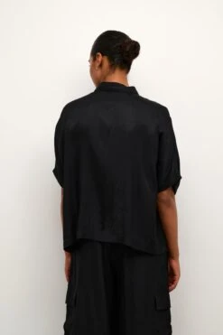 Kaffe Blouses Met Korte Mouw Blouse Dicte Dames Zwart -Kaffe Verkoopwinkel 61d10529425afa505ff14a69950dea21