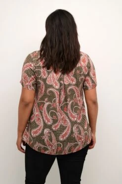 Blouses Met Korte Mouw Blouse Passa Dames Donkergroen 7 Blouses Met Korte Mouw Blouse Passa Dames Donkergroen -Kaffe Verkoopwinkel 6316520c89ba9adcdbdf43d8b16cf2fd