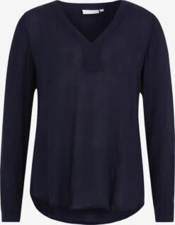 Kaffe Blouseshirts Blouse Amber Dames Donkerblauw
