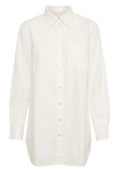 Kaffe Bppaloma Relaxed Tunic Shirt - Overhemdblouse - Chalk -Kaffe Verkoopwinkel 66cc0f1bcce64cb495c25d5461925a21