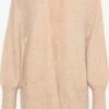 Kaffe Vesten Gebreid Vest Alioma Dames Sand