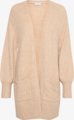 Kaffe Vesten Gebreid Vest Alioma Dames Sand