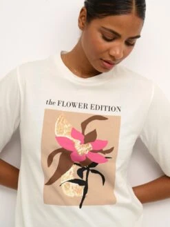 Kaffe T-shirts Shirt Cate Dames Lichtgrijs -Kaffe Verkoopwinkel 6ad75e6fc5e60e956cb6b9e5f99763e8