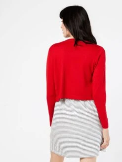 Kaffe Boleros Bolero Astrid Dames Rood -Kaffe Verkoopwinkel 6b3754259e1a0bc5f218564dd72f807e