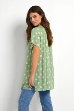 Kaffe Tunieken Tuniek Carol Dames Pastelgroen -Kaffe Verkoopwinkel 6bd8a8274fb82cf9e72c36ec206c13a9