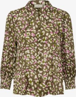 Kaffe Overhemden Blouse Tila Dames Groen / Kaki