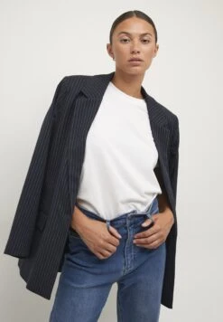 Kaffe Blazer - Midnight Marine Pinstripe -Kaffe Verkoopwinkel 6d7ff3ffaf1647e1807c3729ac560145