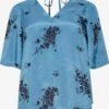 Blouses Met Korte Mouw Blouse Ganja Dames Blauw