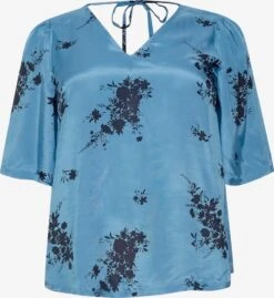 Blouses Met Korte Mouw Blouse Ganja Dames Blauw