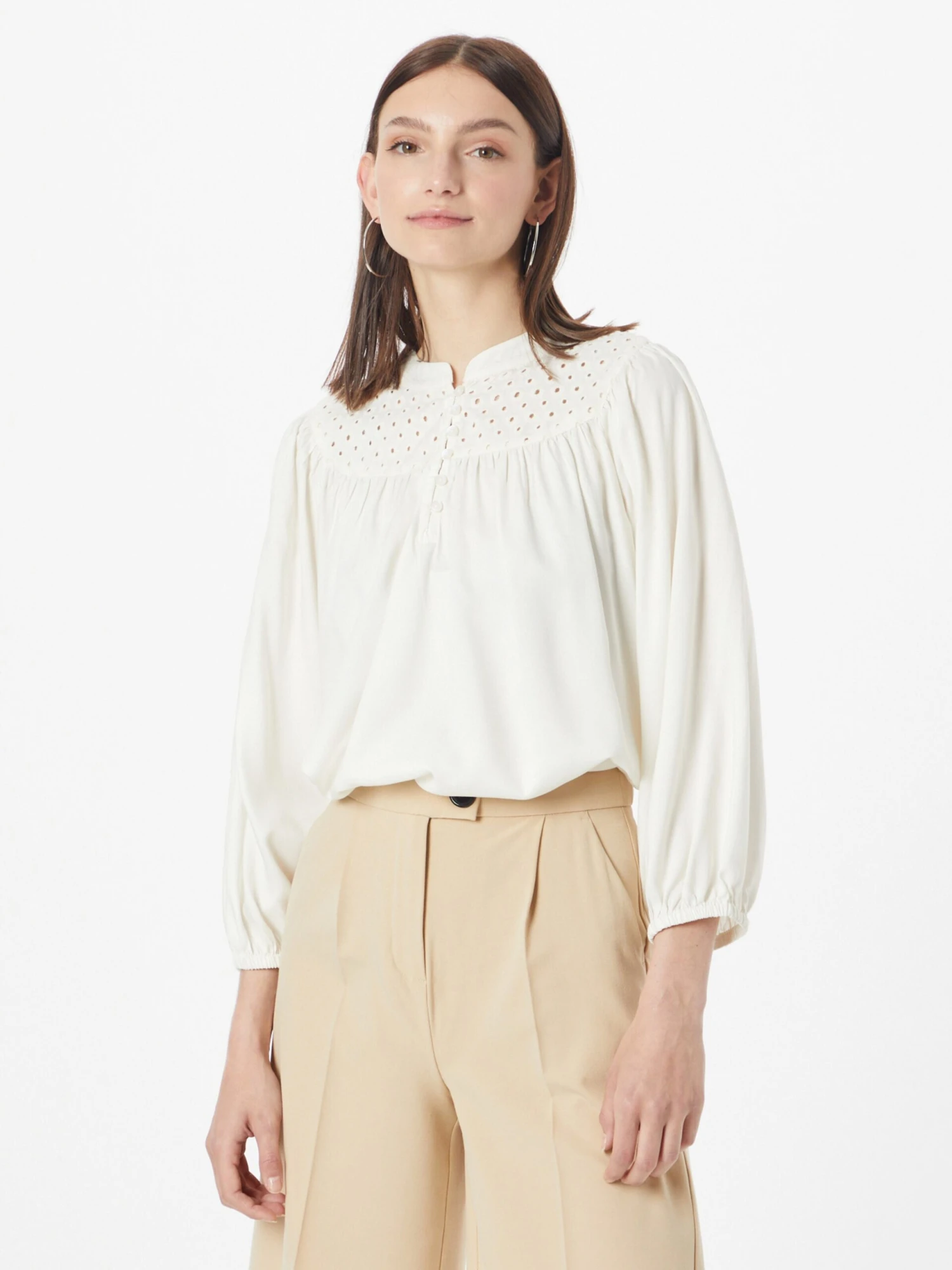Kaffe Overhemden Blouse Dora Dames Natuurwit 3 Kaffe Overhemden Blouse Dora Dames Natuurwit - Afbeelding 3