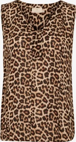 Kaffe Blouse Tops Blouse Isolde Dames Greige